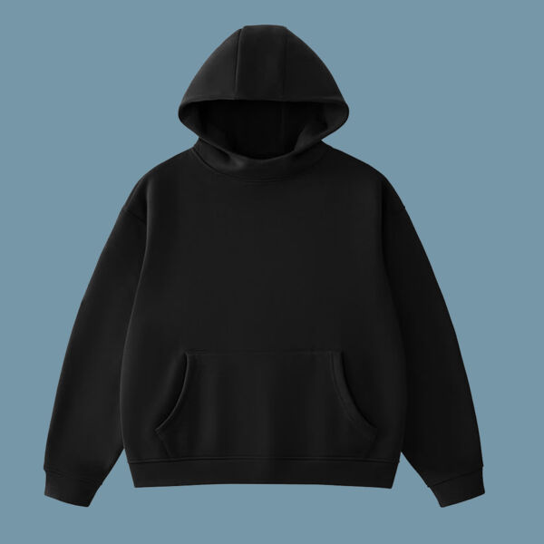 Hoodie Unisex: Gorro y Bolsa 450 gr. Algodón French Terry Miniatura