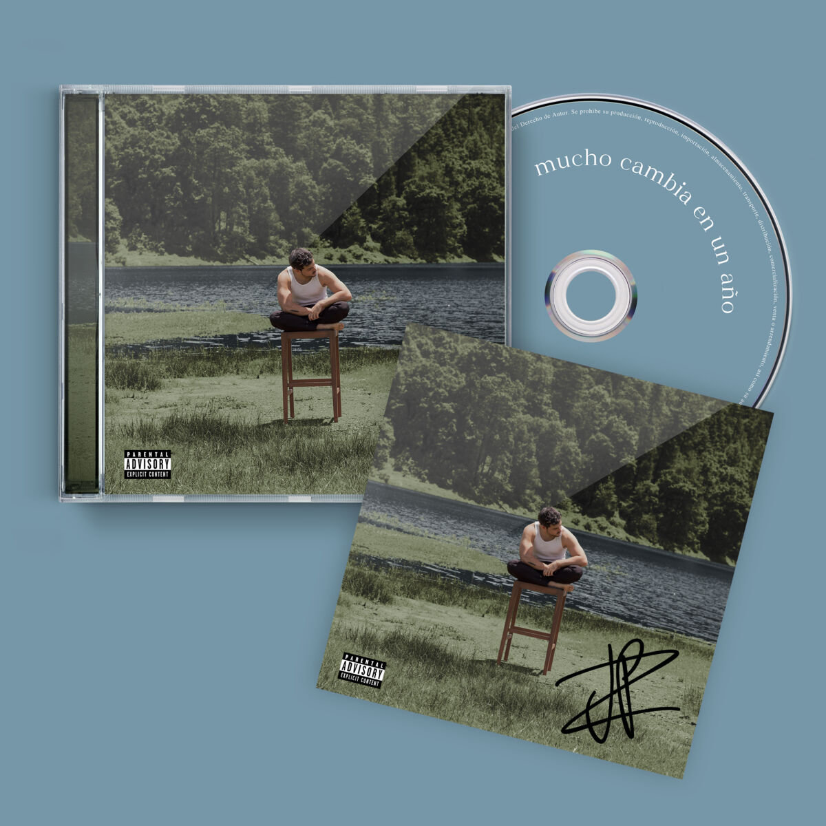 mucho cambia en un año (portada alterna) - cd firmado Miniatura